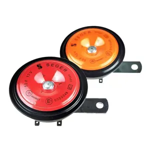 Universal type 12V/24V SEGER Car Horn Set, Snail horn (60B series) Disc Horn (50F Series) High & Low Tone, Truckk Horn