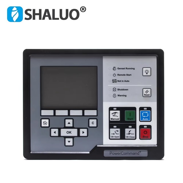 Generator Spare Parts Original 0300-6315-02 HMI320 Electric Plc Controller LCD Display PCC3.3 Power Command Genset Control Panel
