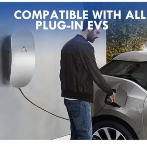 Commercial Ev Charger 7kw 11kw 22kw EV Charger Type 2 Single Phase Fast Charging Electric Ev Car Charger