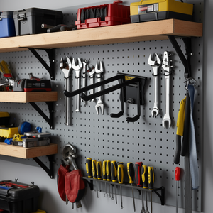 Crochet mural double rail standard Stanley, design à 2 crochets pour rangement de garage - Product Image 3