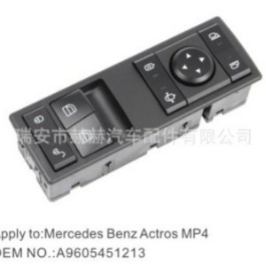 สวิตช์กระจกประตูไฟฟ้าเมอร์เซเดส-เบนซ์ A9605451213 สำหรับอะไหล่ทดแทนรถยนต์ขนาดกลาง - Product Image 2