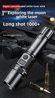 Howlighting voiture extérieure longue portée puissante torche ABS affichage numérique Zoomable Portable LED lampe de poche rechargeable
