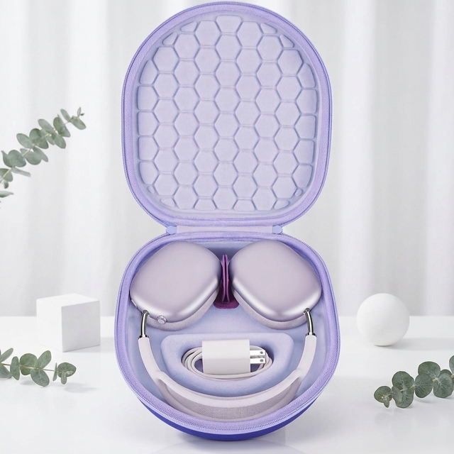Portable Travel EVA Hard Shell Case for AirPods Max 2 Headphones Anti Collision Storage Carrying Bag