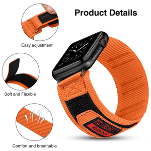 <span class=keywords><strong>Bracelet</strong></span> en nylon pour <span class=keywords><strong>Apple</strong></span> <span class=keywords><strong>Watch</strong></span> <span class=keywords><strong>Ultra</strong></span> 3 49 mm, <span class=keywords><strong>bracelet</strong></span> sport pour iWatch Series 11 10 42 mm 46 mm - Product Image 2