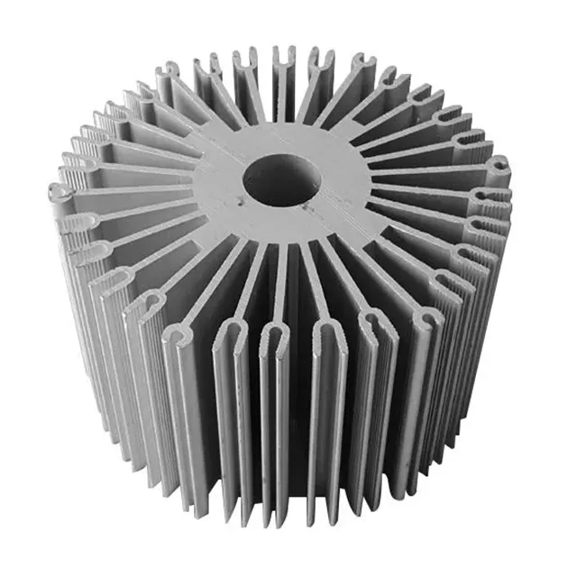 Geëxtrudeerde Aluminium Radiator Aluminium Profiel Heatsink Cnc Aluminium Koellichaam