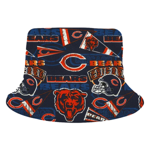 Gorra de Pescador Personalizada con Diseño del Casco de los Chicago Bears, Unisex, Fútbol Americano, 32 Equipos, Moda, <span class=keywords><strong>Playa</strong></span>, Protección Solar, Económica - Product Image 1