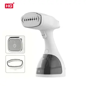 HG 1500W Auto-Off ยืดริ้วรอย Handy Garment Steamer ผ้าสำหรับเสื้อผ้าท่องเที่ยวและเดินทางธุรกิจ