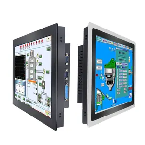 Industriële Fanless Computer Pc Ip65 Robuust Paneel Android Muur Mount Capacitieve Open Frame Touchscreen Industriële Monitor