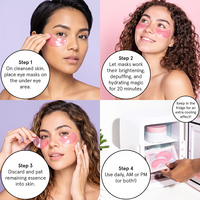 Masque pour les yeux coréen personnalisé, jetable, en gel, avec logo Spa, en feuille, rafraîchissant, en hydrogel, bio-collagène, caféine, PDRN, pour les voyages