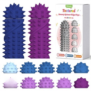 Juguete Antiestrés de Silicona para Aliviar el Dolor, con Forma de Engranaje Giratorio y Bola Poligonal, para Edades de 3 a 14 Años - Ejercicio para Manos y Mejora de la Concentración - Product Image 1
