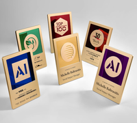Plaques de récompense en aluminium massif avec logo personnalisé, plaques de récompense vierges en aluminium, meilleures ventes