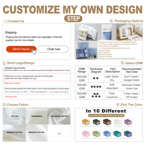 Toallas de Algodón Suaves y Absorbentes con Rayas de Color Sólido Personalizadas para Uso en el Hogar y Hoteles, Secado Rápido, Toalla Facial Cómoda - Product Image 2