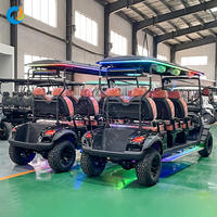 Voiturette de golf électrique chinoise Robetaa abordable 6 places 72V au lithium, personnalisable et confortable