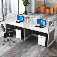 Bureau de travail modulaire en bois moderne ZITAI Z281050W pour 2 à 6 personnes, table d'ordinateur, poste de travail extensible, panneau combinable libre