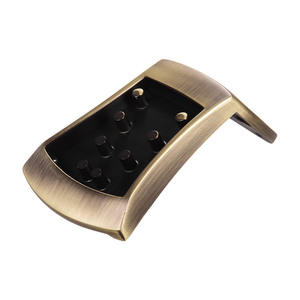 Kim Loại Tam Giác Tailpiece Cầu Kẽm Hợp Kim Cho <span class=keywords><strong>8</strong></span>-Chuỗi Arched Top Mandolin Với Gắn Vít Chuỗi Cụ Thay Thế P - Product Image 2