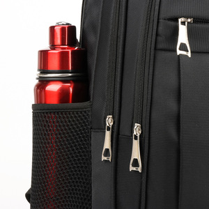 Large Capacity Men's <b>Backpack</b> <b>With</b> Laptop <b>Compartment</b> For Business Travel And School Use Black - Product Image 3