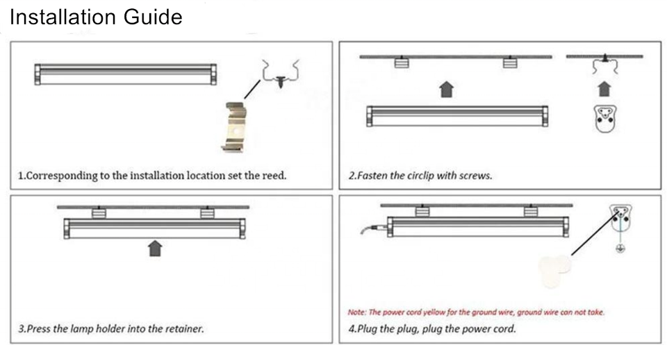 Choife T8 LED Integrated Tube Lamp 2ft/3ft/4ft 6000K Fluorescent Light Replacement - Foshan CHO Ligh