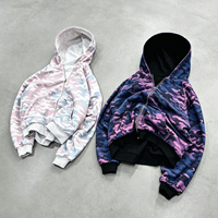 Ouna Clothing Manufacturer - Sweat à capuche camouflage personnalisé imprimé sur toute la surface, en molleton 100% coton, réversible avec fermeture éclair, pour homme
