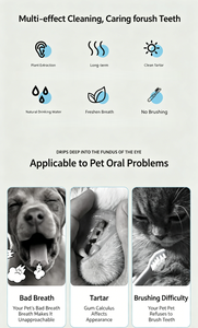 USMILEPET Enjuague Bucal para Mascotas, Cuidado Dental Avanzado para Perros, Enjuague Bucal para un <span class=keywords><strong>Aliento</strong></span> Fresco, Solución para el Cuidado Dental de Mascotas - Product Image 2