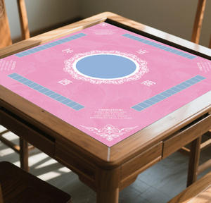 แผ่นรองโต๊ะไพ่นกกระจอกขนาดใหญ่ 31.5 นิ้ว แบบพับได้ พกพาสะดวก ด้านหลังเป็นยางกันลื่น สำหรับเกมไพ่นกกระจอก - Product Image 6