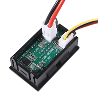 0.28 "LED DC0-100V 10A Numérique voltmètre Multimètre LED Volt Amp Jauge Panneau avec Rouge/Bleu Double Affichage Couleurau