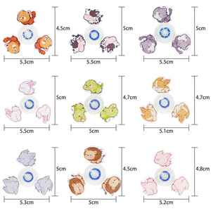 Divertidos Fidget Spinners de Tres Aspas con Diseño de Animales, Juguetes Giratorios de Mano, Mini Gadgets Relajantes y Educativos - Product Image 3