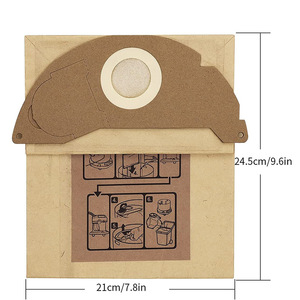 Sacs de haute qualité jetable <span class=keywords><strong>aspirateur</strong></span> papier sac à poussière pour Karchers 6.904-322.0 MV2 <span class=keywords><strong>WD2</strong></span> A2003 A2004 <span class=keywords><strong>aspirateur</strong></span> - Product Image 2