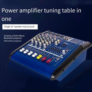 Xtuga PMX Loạt 4 <span class=keywords><strong>6</strong></span> 8 12 Kênh Chuyên Nghiệp Mixer Khuếch Đại của Hệ Thống Âm Thanh - Product Image 5