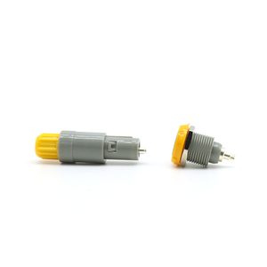Feuchtigkeitsbeständiger Hochtemperaturbeständiger Push-Pull Selbstverriegelnder 600V 15A Kunststoff PC 1P Weiblicher Luftfahrtstecker Buchse M14 - Product Image 3