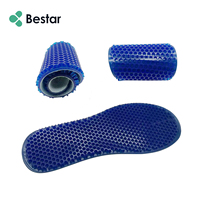 Semelles intérieures en gel de silicone sportif TPE en tissu velours avec gel rafraîchissant pour chaussures – Vente chaude directe usine