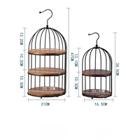 Support de présentation de desserts en bois pour mariage et anniversaire, plateau à pâtisserie en bois naturel, support à gâteaux pour le thé de l'après-midi, décoration de table pour événements