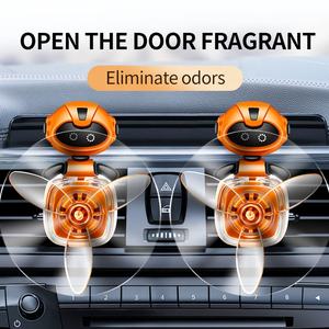 La vendita calda di musica <span class=keywords><strong>Master</strong></span> aromaterapia diffusore di sfiato per auto cartone animato Robot deodorante per presa d'aria e Clip per profumo realizzato in plastica resistente - Product Image 5