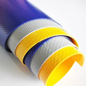 Hot selling food grade 1100 dtex polyester pvc coated fabric tarpaulin for making finish tarpaulin products