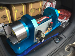 Mandrino penumatico roehm chuks per mandrino d'aria tornio e compressore accessori pesanti con mandrino pneumatico grande foro - Product Image 2