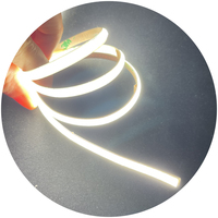Bande lumineuse LED sans point blanc chaud blanc pur 2700k 3000k 4000k 6000k DC12V 24V découpable 3mm 4mm 5mm largeur PCB cob