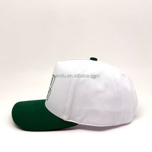 Gorra de Béisbol Personalizada <span class=keywords><strong>DR</strong></span> Bull Head Verde de Dos Tonos, 5 Paneles, Bordada, Casual, para Exteriores, Ajustable, Talla Universal 55-61cm - Product Image 3