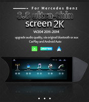 Système de lecteur DVD de voiture Linux de 8.8 pouces pour Mercedes C GLC W204 W205 W447 IPS écran tactile WIFI SIM Carplay Radio multimédia