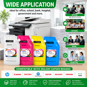 Poudre de toner couleur universelle de qualité originale en vrac d'usine, compatible avec Ricoh Mpc2551 <span class=keywords><strong>2550</strong></span> 2051 2000 2500 3000, recharge 250g 1kg - Product Image 4