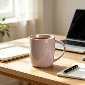 Tazza da Caffè in Ceramica Personalizzata con Logo, Vendita all'Ingrosso, Tazza in Porcellana di Alta Qualità per Caffè, Acqua, Tè, Latte - Product Image 4