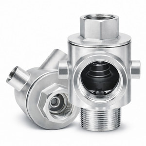 Válvula de Retención de Resorte SUS304 de 1.25" con Rosca NPT, Antirretorno de Acero Inoxidable, Flujo Unidireccional, Sellado de PTFE para Sistemas de Agua - Product Image 1