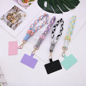 Collier de force avec fleur mignonne BSBH, cordon en coton tissé, sangle de <span class=keywords><strong>téléphone</strong></span> portable, connecteur pour <span class=keywords><strong>téléphone</strong></span> portable - Product Image 6