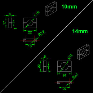 RJXHOBBY RJX 8~40mm <b>RC</b> <b>Drone</b> Tube Clamp Carbon Fiber Round Tube Fixing Connector Carbon Tube Hoop for <b>RC</b> Model - Product Image 5