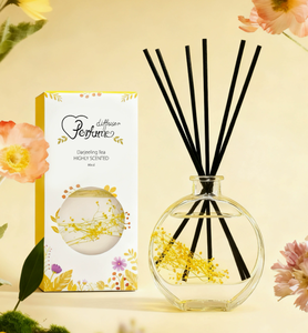Vente en gros d'usine - Huile parfumée longue durée 80 ml, très parfumée, pour la décoration de la chambre à coucher et du salon, diffuseur de parfum en verre floral - Product Image 4