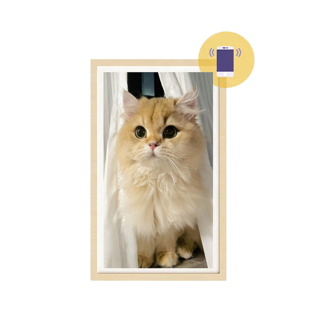 2025 New Product WIFI Digital Photo Frames NFT Display Wall Mount Picture 2K 4K Smart Advertising LCD Video Digital Art Frames