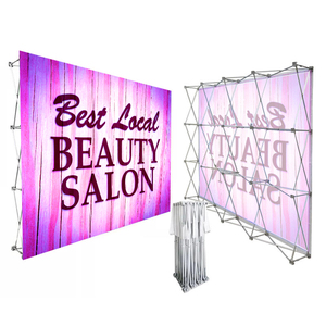 Expositor de aluminio personalizado para ferias comerciales, telón de fondo, stand, expositor de pared con logotipo, marco para eventos y conferencias, <span class=keywords><strong>banner</strong></span> DF - Product Image 4