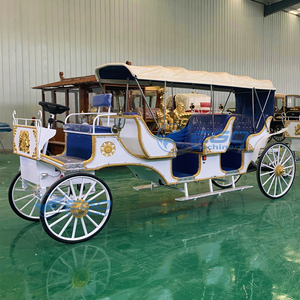 Nouvelle Conception 2026 : Voiture de Mariage Style Calèche, Calèches de Tourisme pour Parcs à Vendre, Véhicule à 4 Roues, Buggy Touristique Rétro - Product Image 6