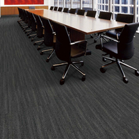 Tapis en mosaïque de carreaux mélangés noir, gris et blanc pour hôtel, fabriqué en Chine