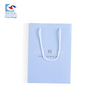 Sac en papier laminé personnalisé en gros, sac en papier pour cadeau, sac cadeau personnalisé avec logo et poignée en ruban