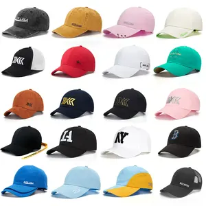 2021 toptan yeni rahat güneşlik spor şapkaları renkli erkekler kadınlar siperlikli şapka katı renk Ny beyzbol şapkası