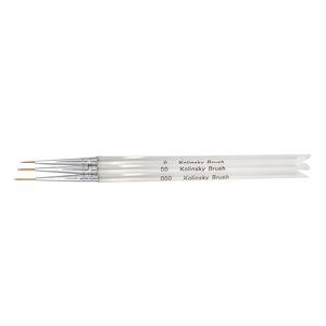 Ensemble de pinceaux à ongles en plastique transparent avec manche, logo personnalisé, pinceaux fins pour la peinture au gel, pour salon de manucure - Product Image 4